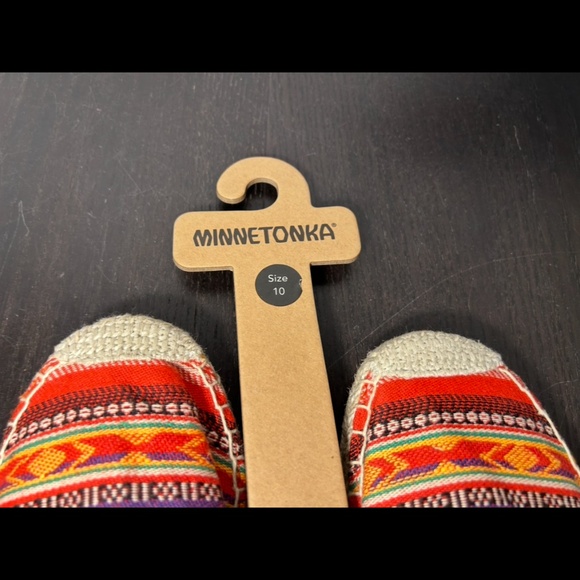 Minnetonka Pam Espadrilles Frisco Stripe Multicolor Womans 10 - Picture 2 of 16